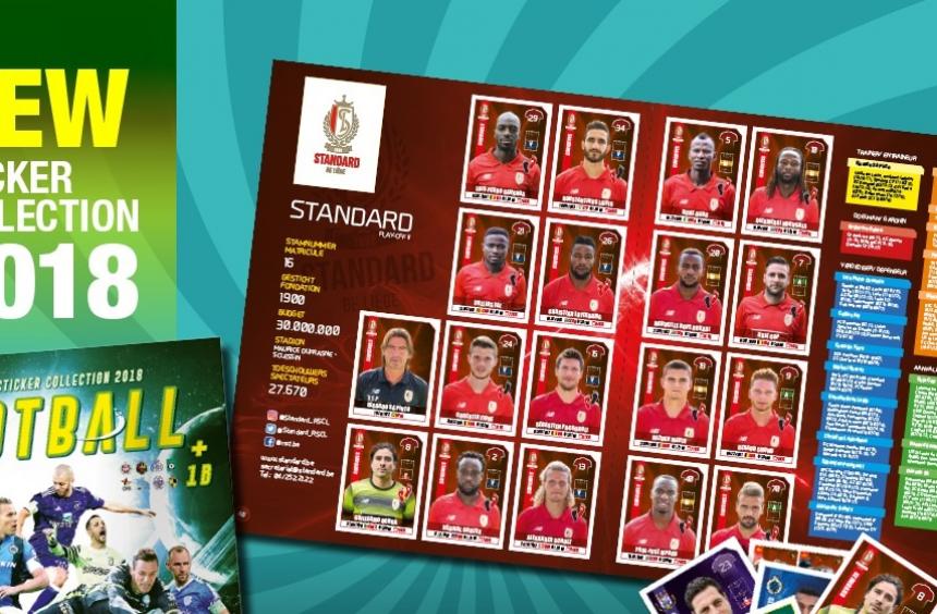 Het Belgische album ‘FOOTBALL PRO LEAGUE 2018’  ligt in de rekken !