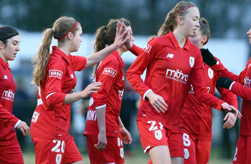 1-3 overwinning van onze Vrouwen in Heist