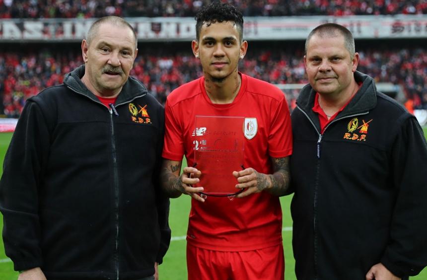 Junior EDMILSON élu joueur de la saison 2017-2018 par les supporters