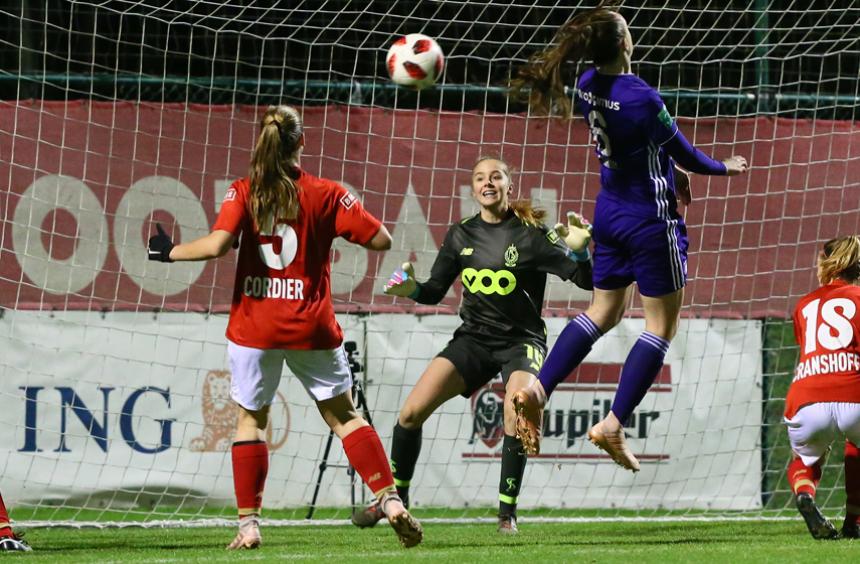 Défaite 1-0 de nos filles à Anderlecht