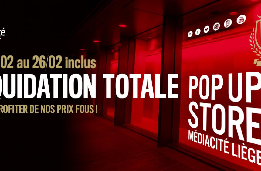 Pop-Up Store : totale uitverkoop