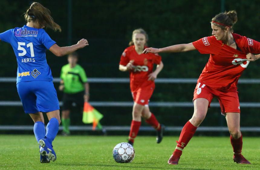 4-1 overwinning voor onze vrouwen tegen Genk