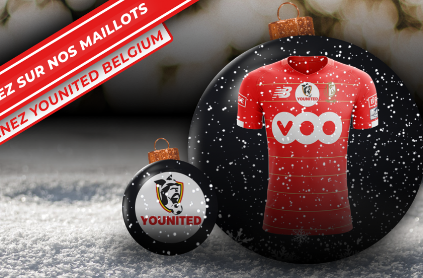 Maillots uniques 'YOUNITED BELGIUM' aux enchères !