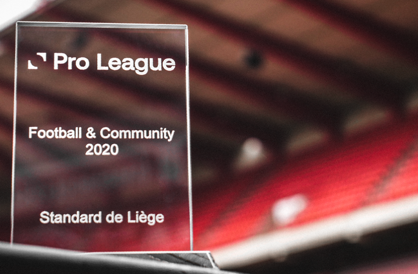 Le Standard de Liège a de nouveau reçu le label Pro League Football & Community