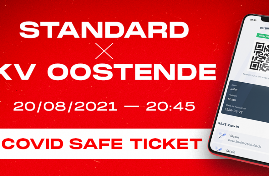 Standard – KV Oostende : Covid Safe Ticket event