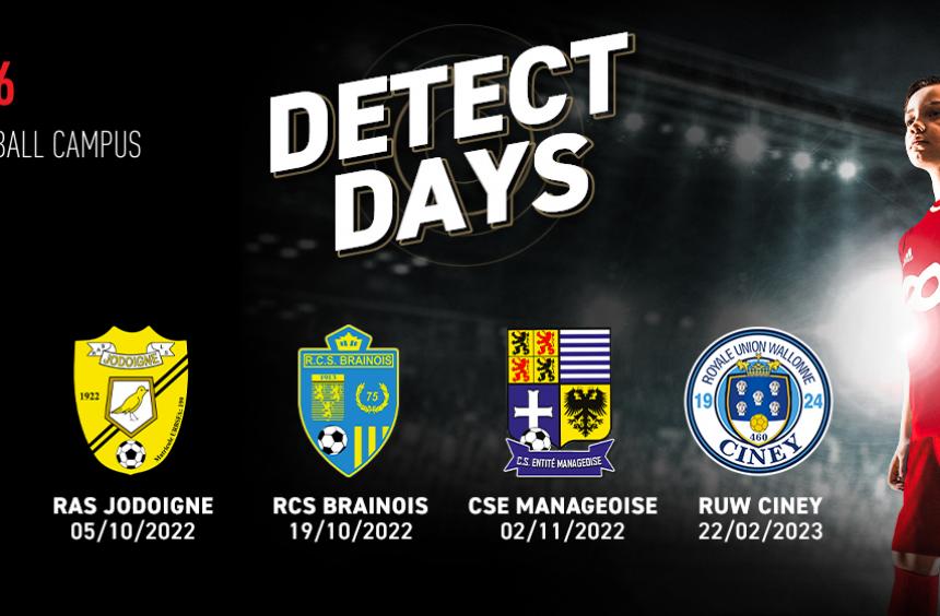 Detect Days en collaboration avec nos clubs partenaires