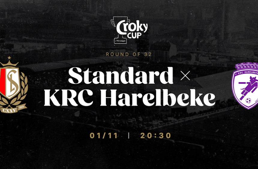 Standard de Liège - KRC Harelbeke (1/16 Croky Cup) : infos pratiques