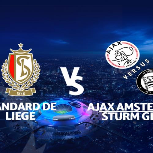 De Rouches treffen Ajax of Sturm Graz