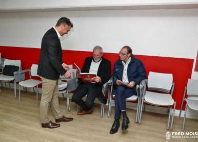 Conférence de Presse pour "Rouche Toujours", le livre officiel des 125 ans du Standard de Liège